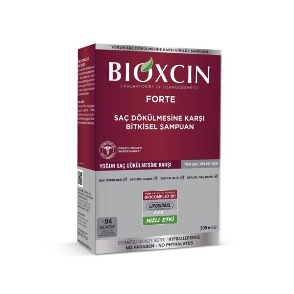 ⁦شامبو Bioxcin Forte‏ الفعال - 300 مل⁩ - الصورة ⁦2⁩